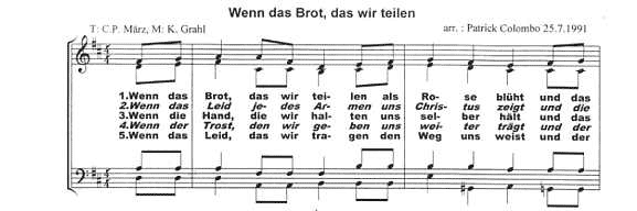wenn das brot das wir teilen text wenn das brot das wir teilen text