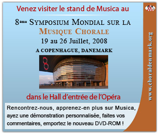 8�me Symposium Mondial sur la Musique Chorale